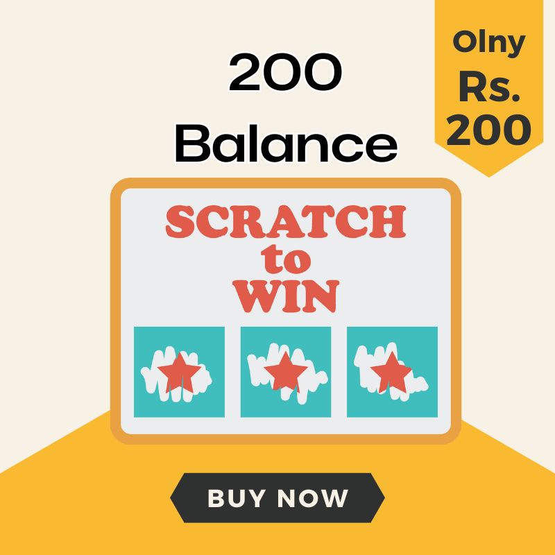 200 Balance For Scratch Card